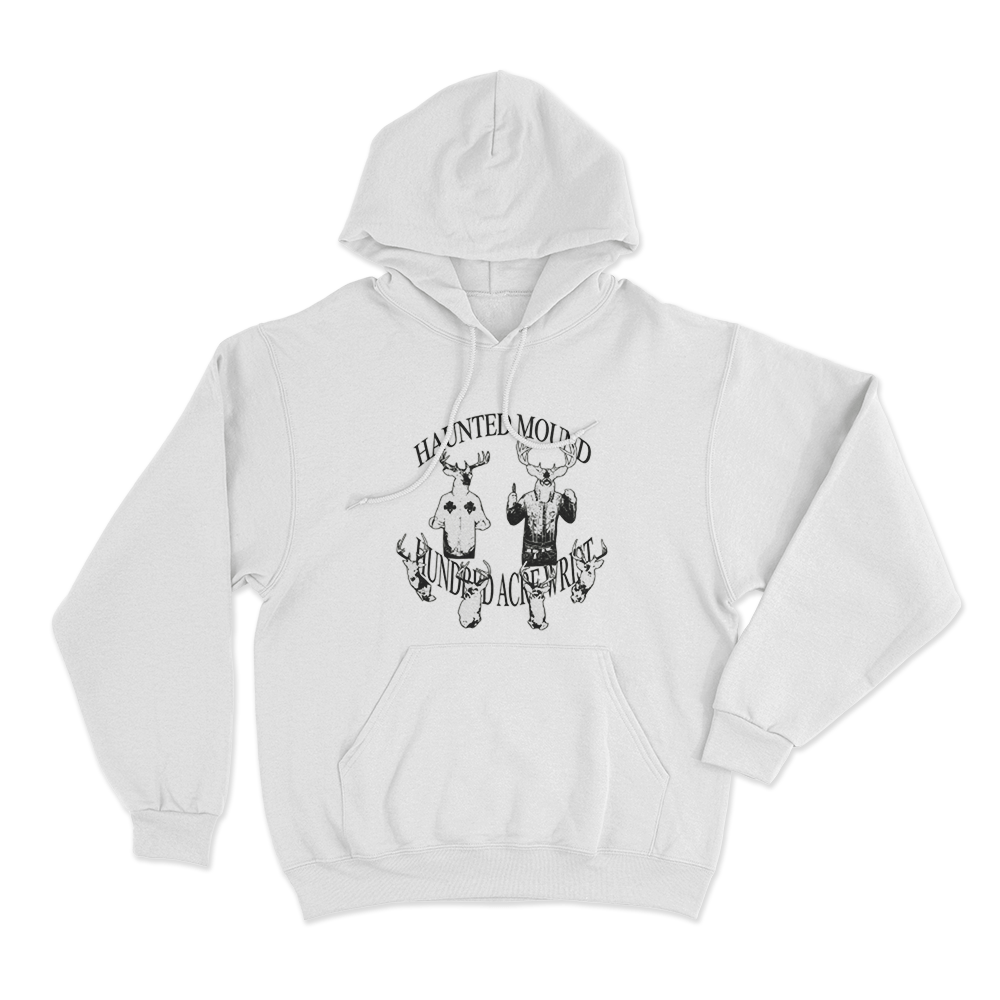 Deer Mound Hoodie White Deer Mound Hoodie White
