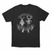 Deer Mound T Shirt Black