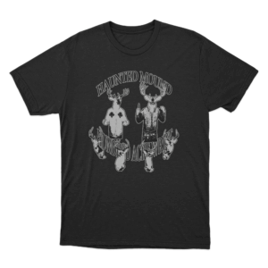 Deer Mound T Shirt Black