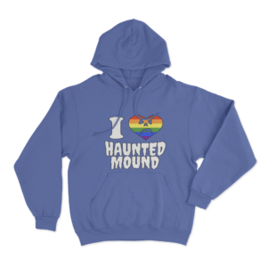 Haunted Mound Love Hoodie Blue