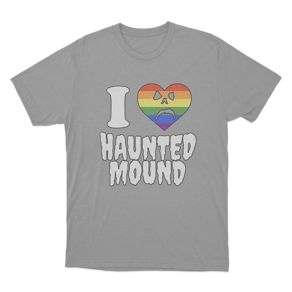 Haunted Mound Love T Shirt Grey Haunted Mound Love T Shirt Grey