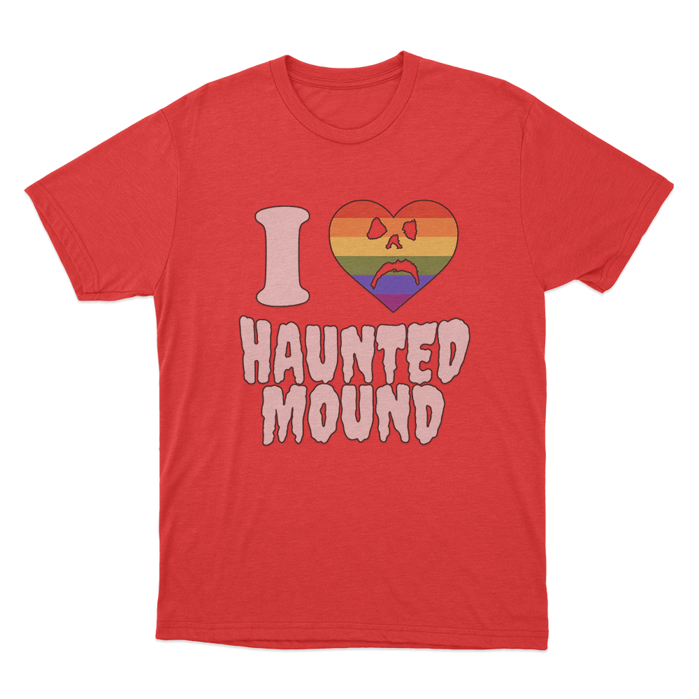 Haunted Mound Love T Shirt Red Haunted Mound Love T Shirt Red