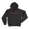 Haunted Text Hoodie Black