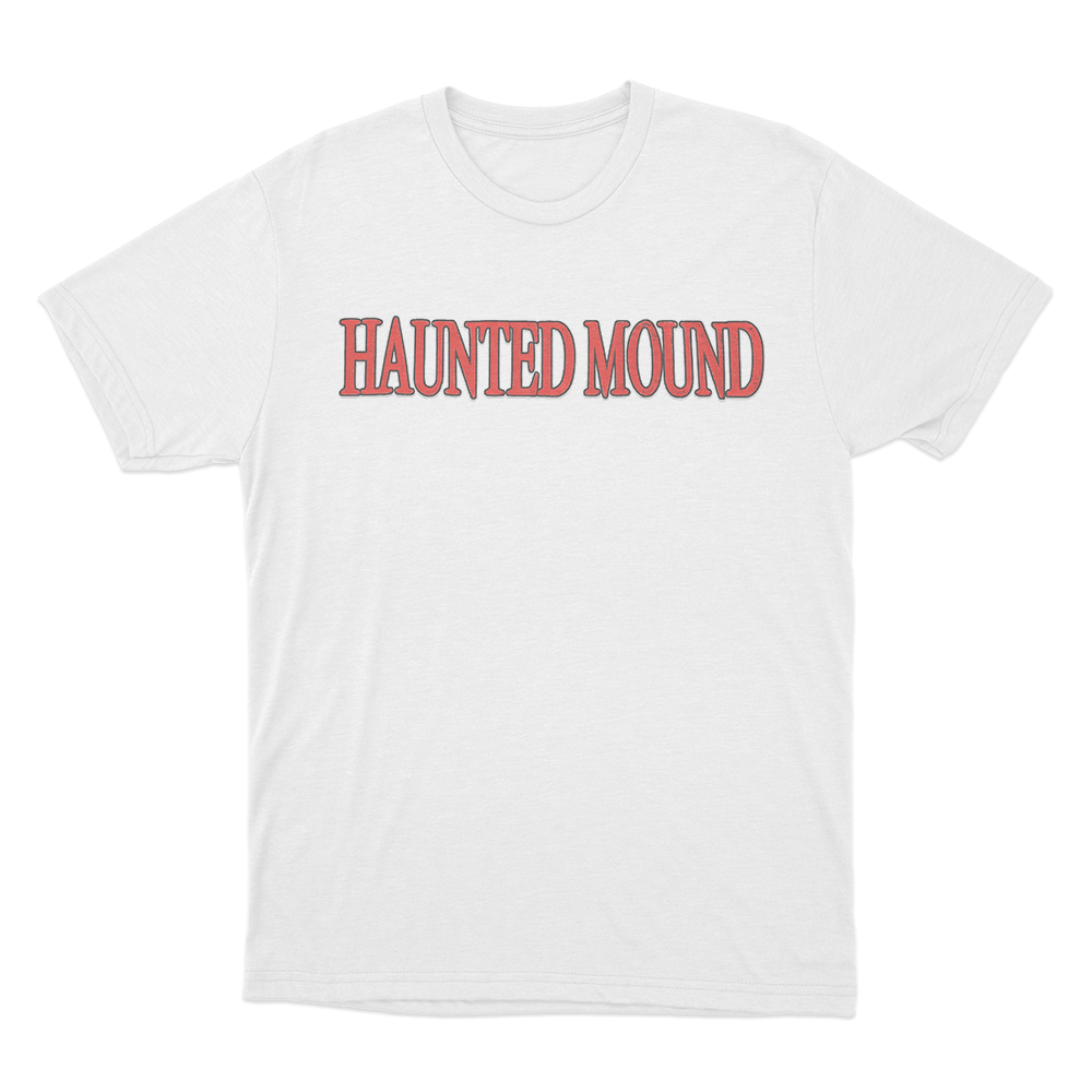 Haunted Text T Shirt White Haunted Text T Shirt White
