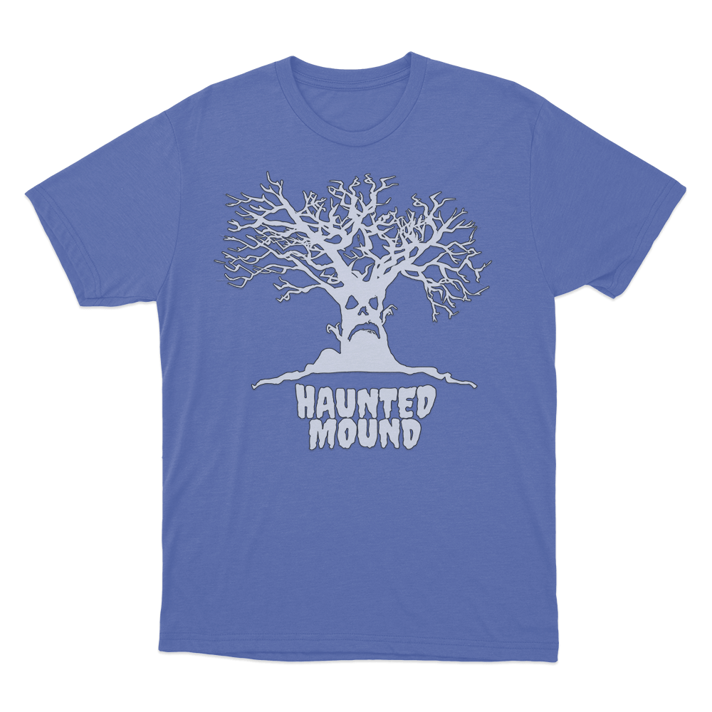 Haunted Tree T Shirt Blue Haunted Tree T Shirt Blue
