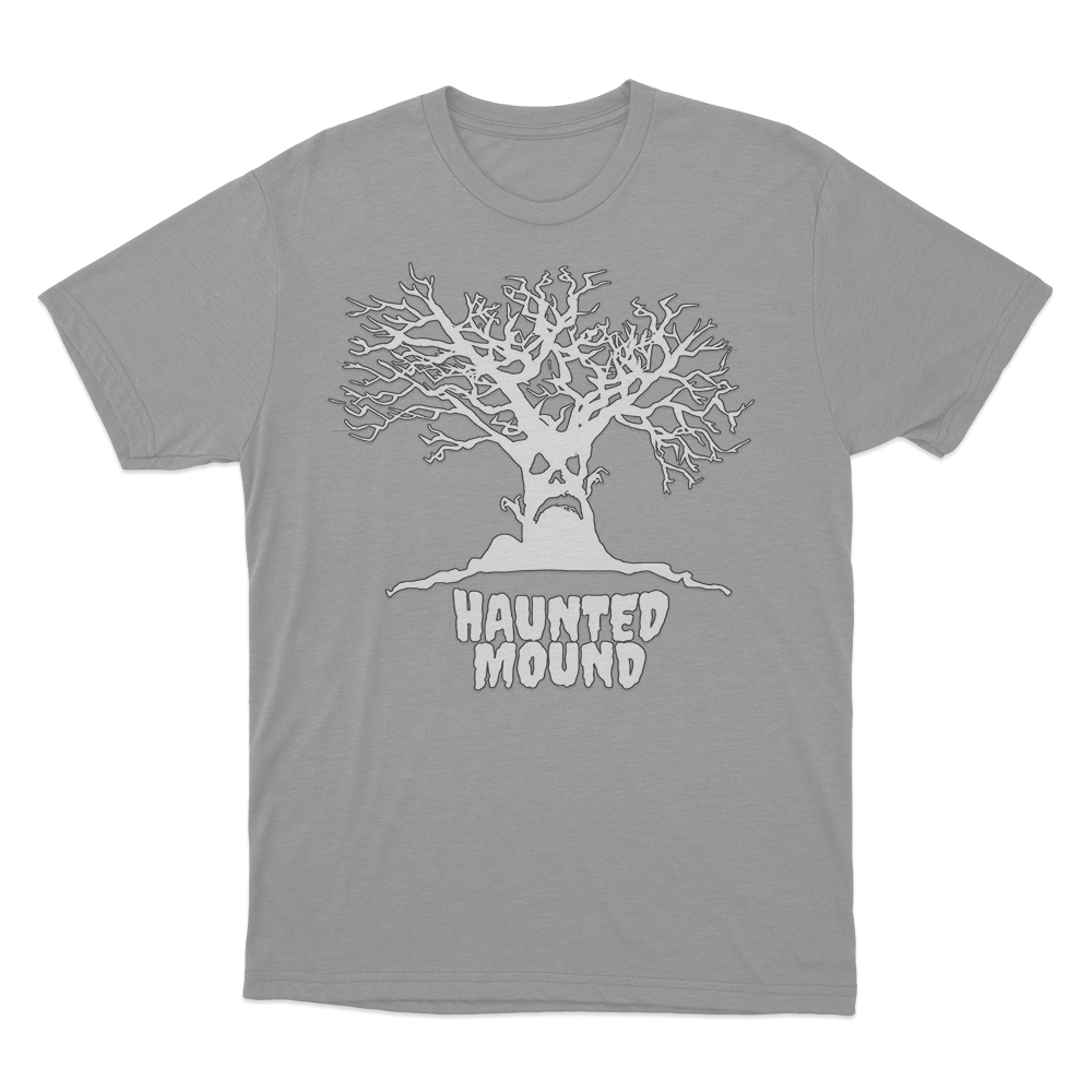 Haunted Tree T Shirt Grey Haunted Tree T Shirt Grey