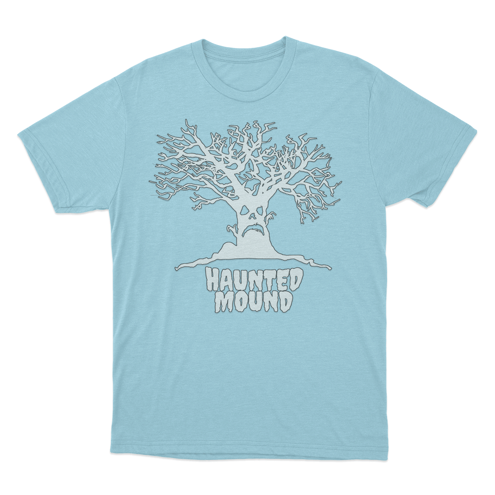 Haunted Tree T Shirt Sky Blue Haunted Tree T Shirt Sky Blue