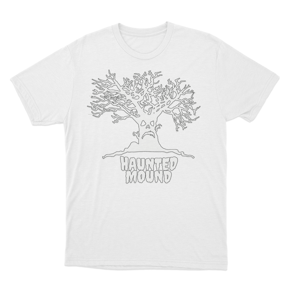 Haunted Tree T Shirt White Haunted Tree T Shirt White