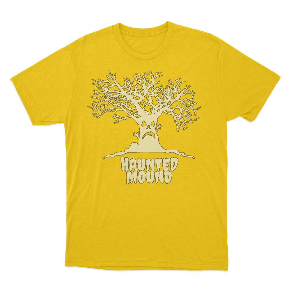 Haunted Tree T Shirt Yellow Haunted Tree T Shirt Yellow