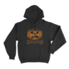 Pumpkin Skull Hoodie Black