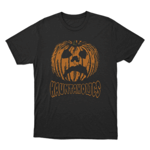Pumpkin Skull T Shirt Black