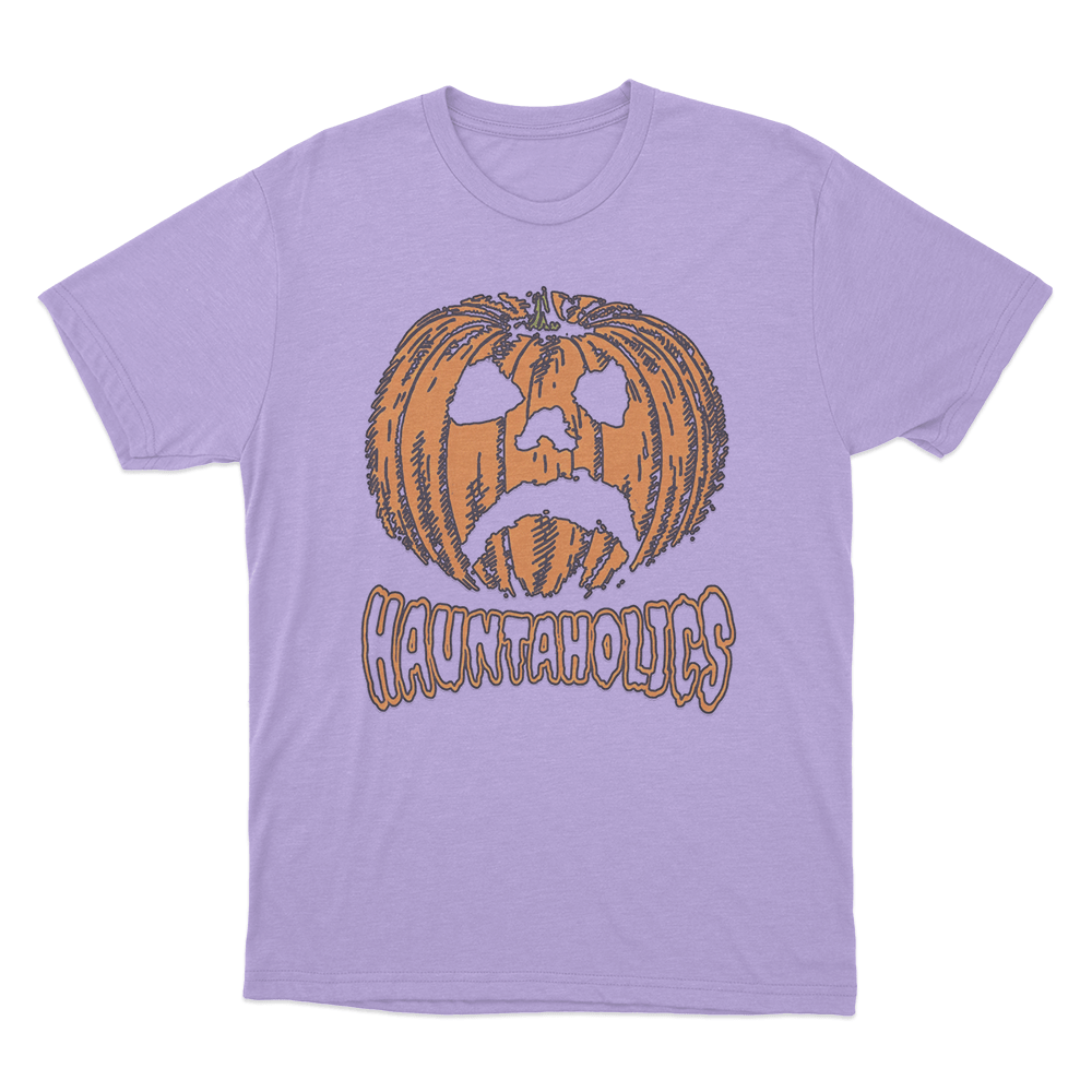 Pumpkin Skull T Shirt Purple Pumpkin Skull T Shirt Purple