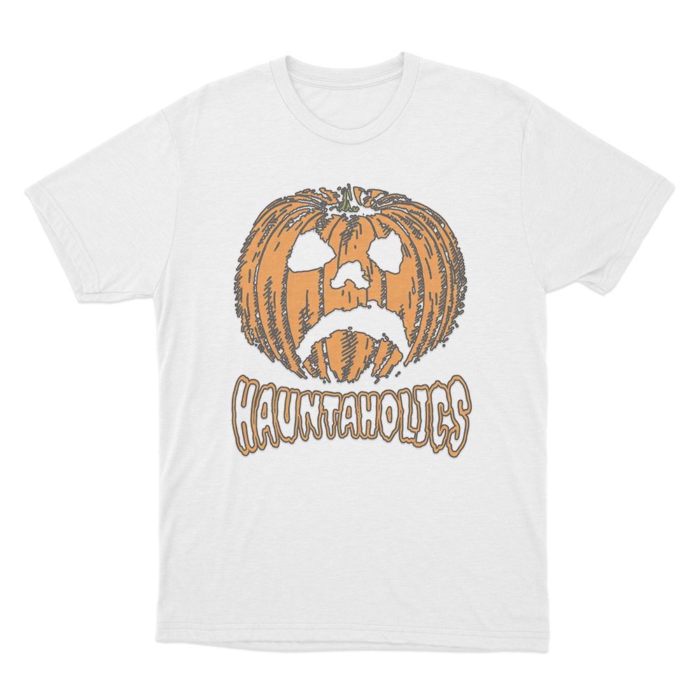 Pumpkin Skull T Shirt White Pumpkin Skull T Shirt White