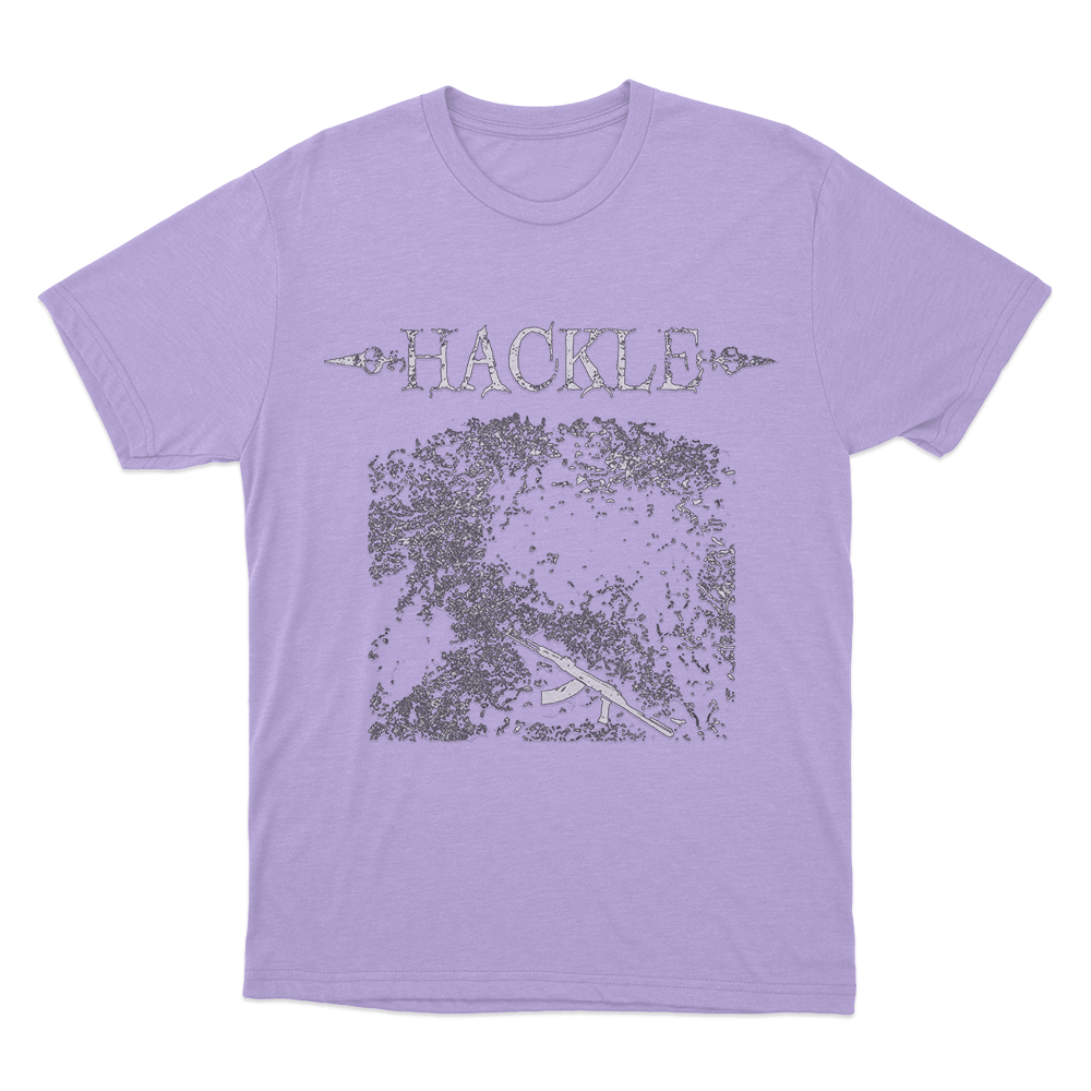 Rifle Print T Shirt Purple Rifle Print T Shirt Purple
