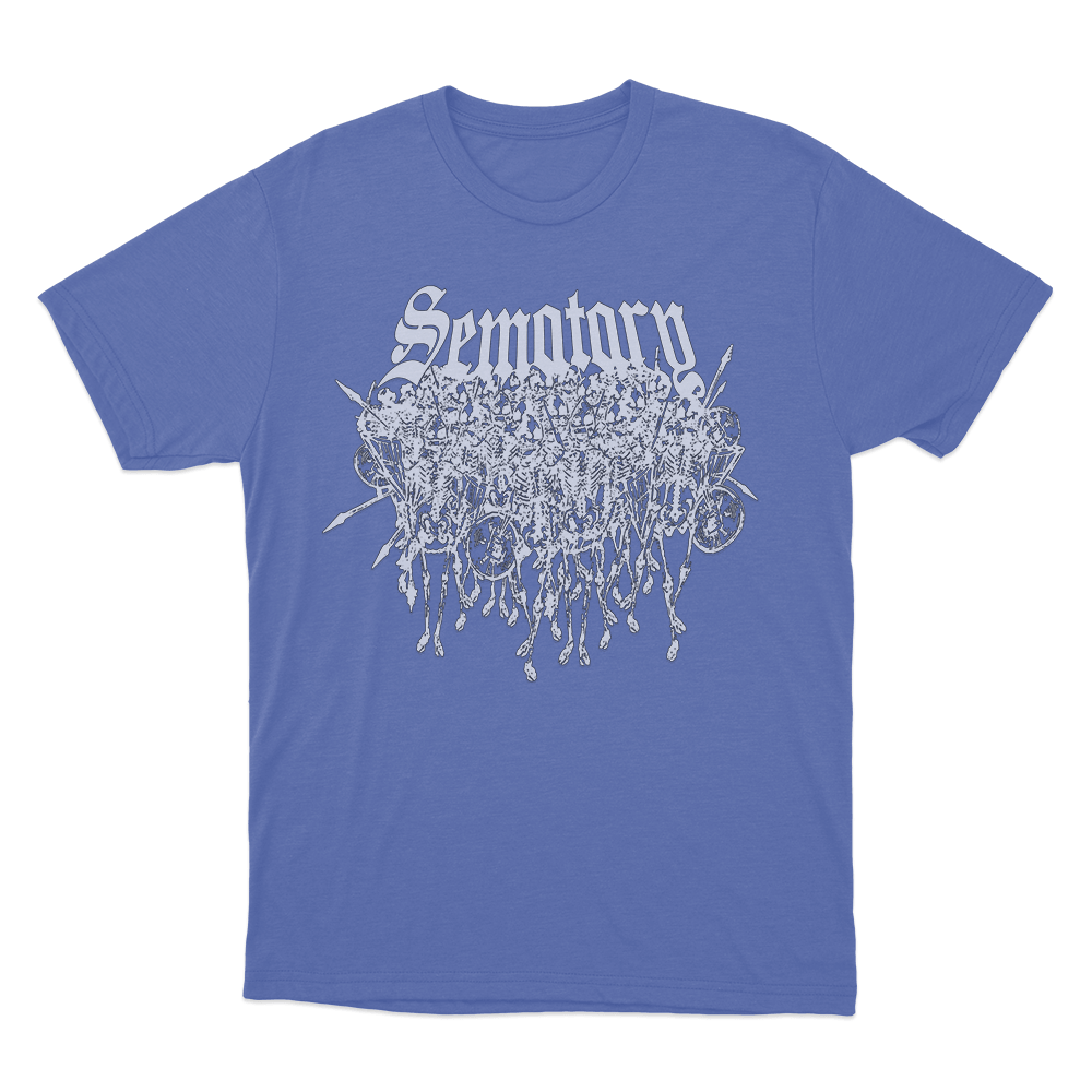 Sematary Logo T Shirt Blue Sematary Logo T Shirt Blue