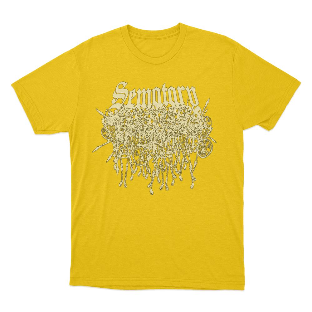 Sematary Logo T Shirt Yellow Sematary Logo T Shirt Yellow