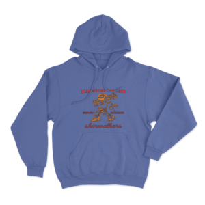 Skinwalkers Design Hoodie Blue
