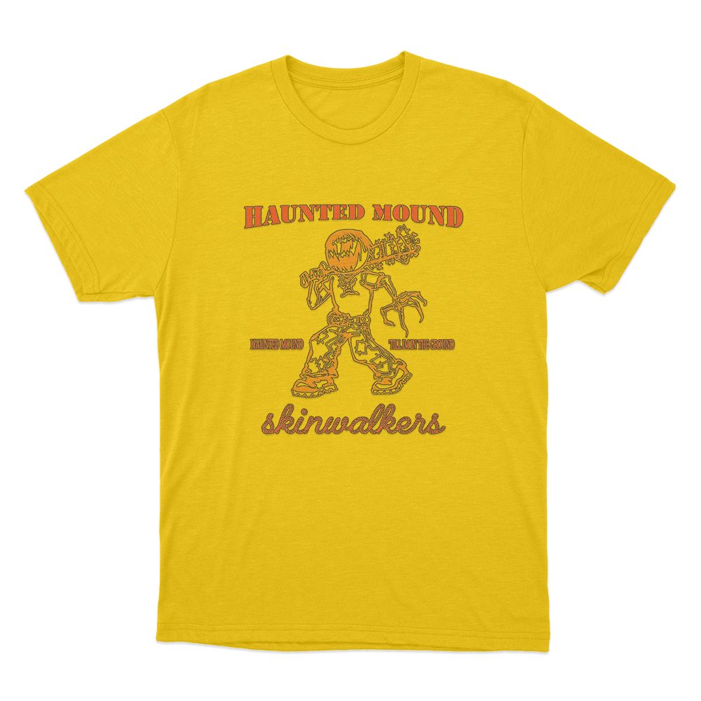 Skinwalkers Design T Shirt Yellow Skinwalkers Design T Shirt Yellow